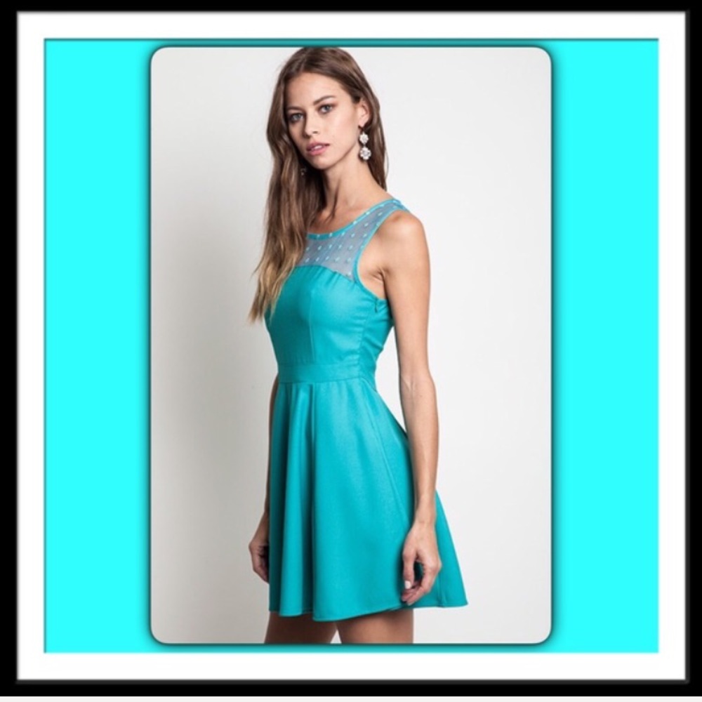 Sleeveless Fit & Flare Dress - Picture 3 of 4